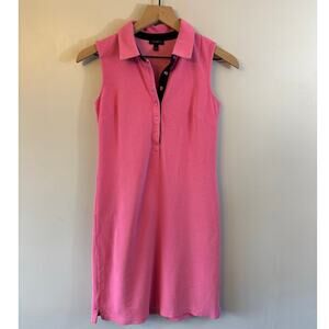 Talbot's Pink Classic Pique Polo Golf Tennis Dress Size XS